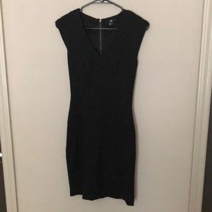 Black mini dress